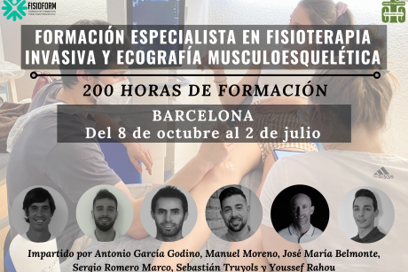 Formación Especialista en Fisioterapia Invasiva en Barcelona