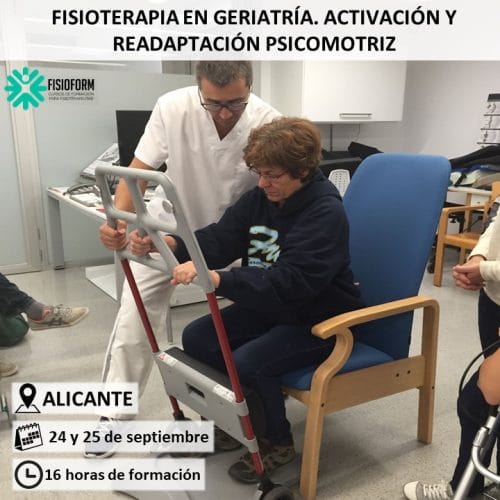 Curso Fisioterapia en Geriatría en Alicante
