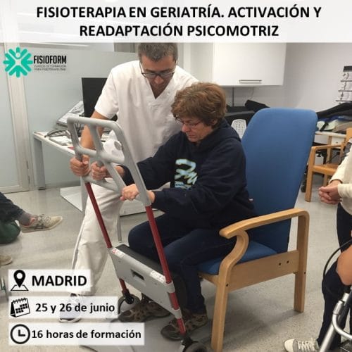 Curso Fisioterapia en Geriatría en Madrid