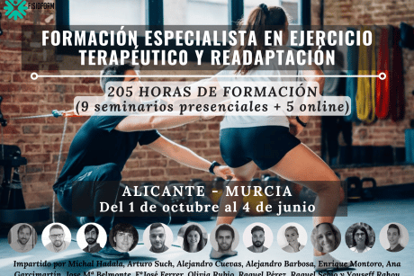 Especialista en Ejercicio Terapéutico Alicante-Murcia