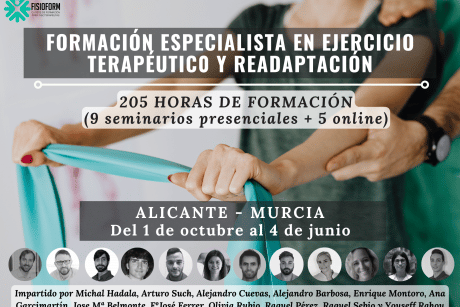 Especialista en Ejercicio Terapéutico Alicante-Murcia