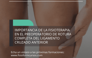 Rotura Ligamento Cruzado Anterior