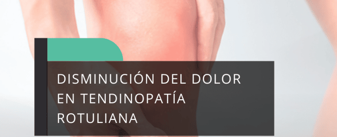 Artículo Dolor Tendinopatía Rotuliana