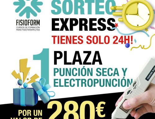 SORTEO EXPRESS | 1 Plaza para el Curso de Punción Seca y Electropunción